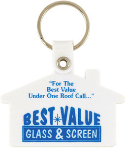 Promotional Key Chains: White House Shaped Key Tags
